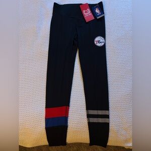 Women’s Philadelphia 76ers Sixers Leggings Small NWT